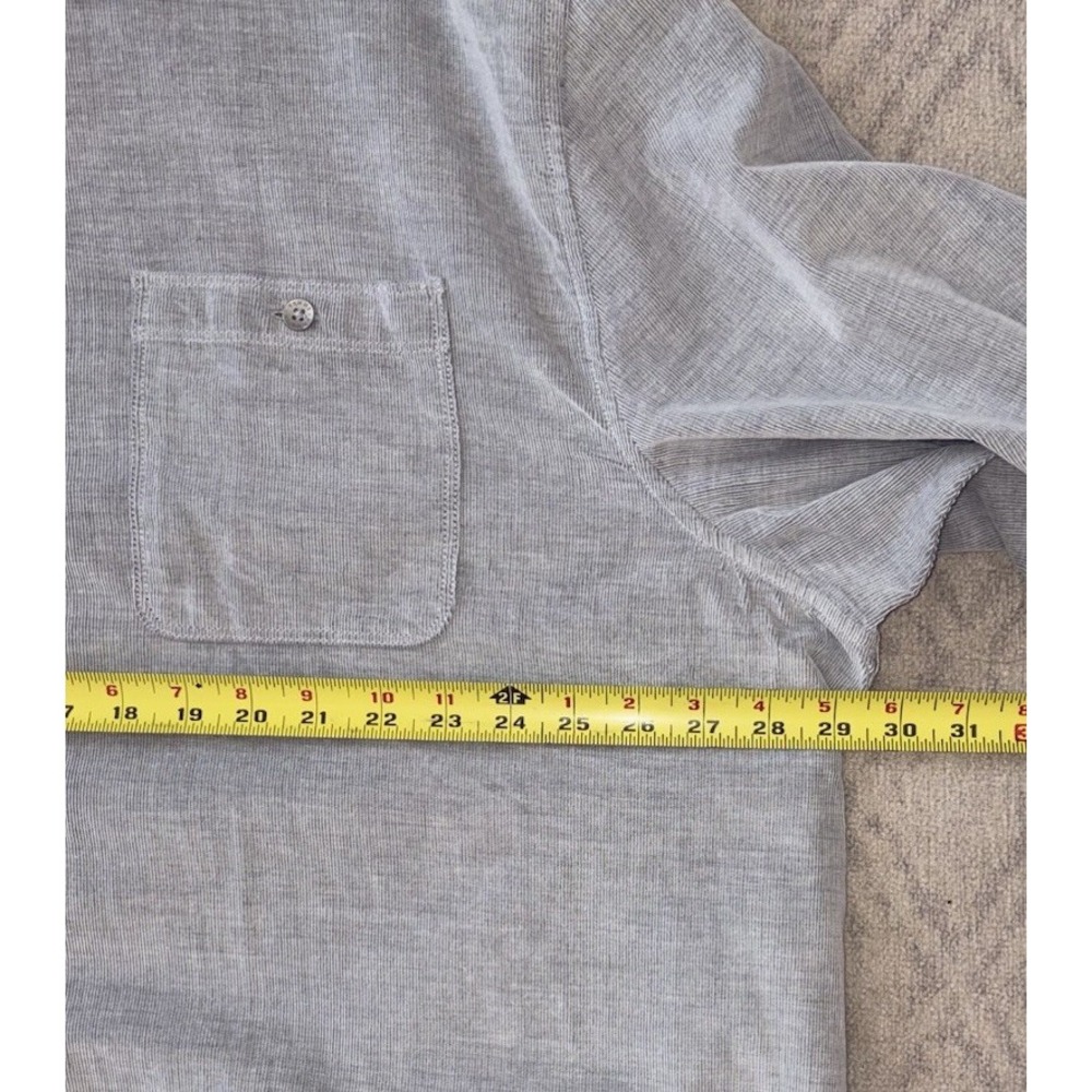 Tommy Bahama‎ Coastline Cord ST325326 3XL Zinc Gray Solid Button Down New - Picture 3 of 7